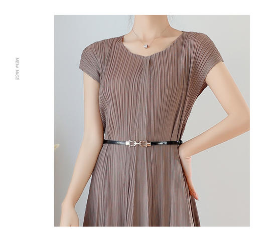 【限时折扣】三宅褶皱连衣裙 均码（非质量问题不退不换） 商品图1