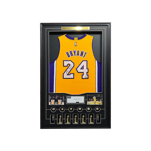 收藏系列 科比 湖人队24号黄色 亲笔签名球衣 商品图0