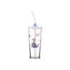 乐美雅（Luminarc）钢化耐热变色吸管杯带刻度玻璃水杯果汁牛奶杯 425ml 商品缩略图5