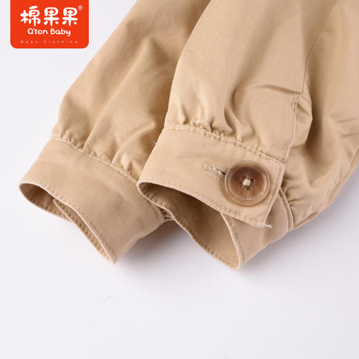 商场同款棉果果秋季新款女童全棉里子气质甜美梭织风衣花边领M322130222433 商品图2