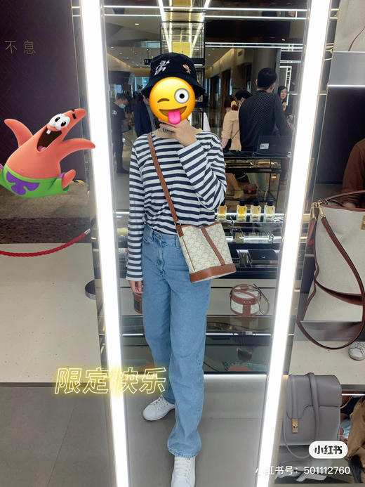 Celine水桶包小号-白花 商品图0