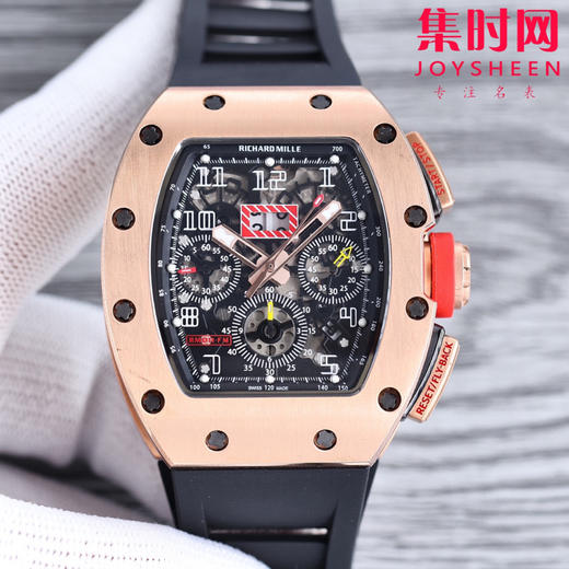 精钢壳 理查德米勒RM11-FM系列 男士腕表 人体工程学设计相吻合的品牌的标志性建筑 商品图3