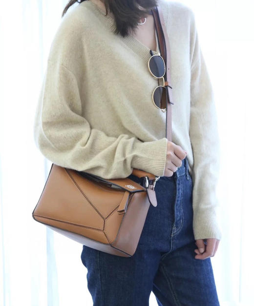 Puzzle small(小号24CM）-棕色平纹 商品图3