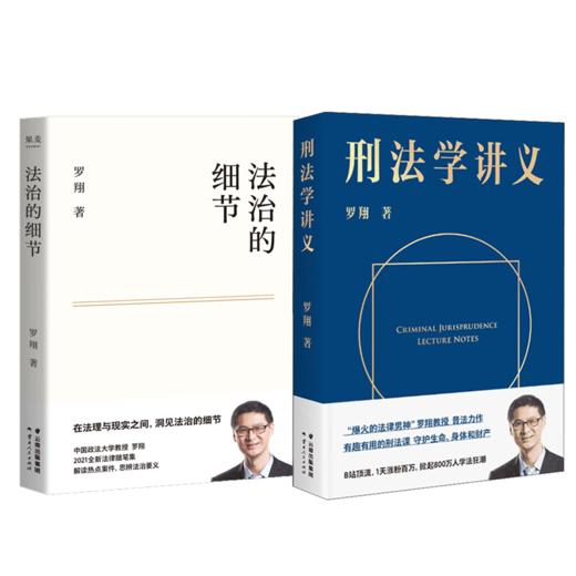 刑法学讲义+法治的细节 共2册 商品图0