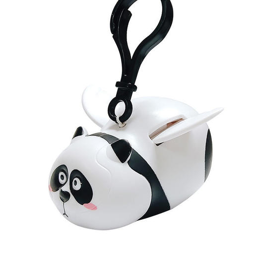 网红如虎添翼飞虎挂件小翅膀会飞的老虎熊猫拉绳玩具520钥匙扣 商品图3