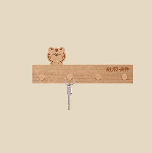 入户进门墙上虎头挂衣钩壁挂玄关墙壁衣服挂钩置物架收纳门口后挂衣架 商品图2