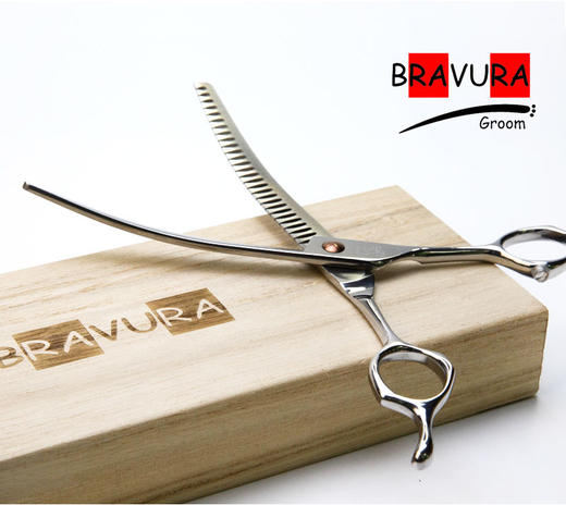 弯鱼骨剪 Y3T3-70 意大利BRAVURAGROOM宠物美容Y系列 商品图4