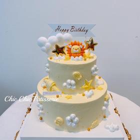 狮子座双层蛋糕 | 昔果