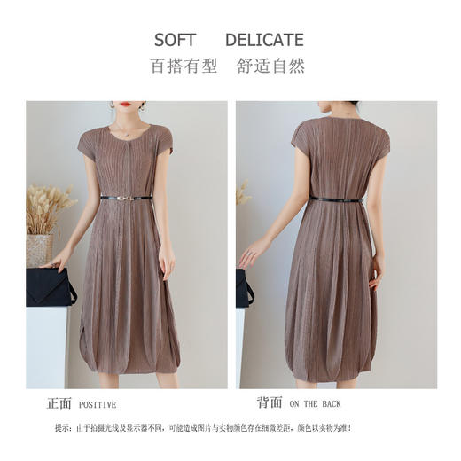 【限时折扣】三宅褶皱连衣裙 均码（非质量问题不退不换） 商品图3