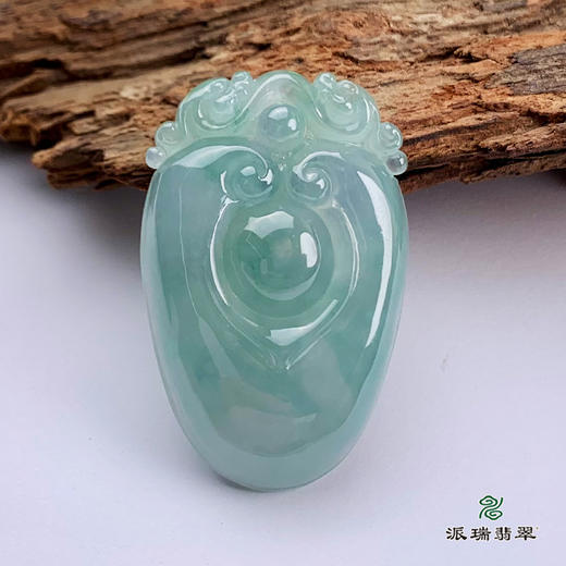 派瑞翡翠 翡翠挂件 糯种 飘花 商品图0
