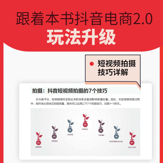抖音电商2.0运营全攻略 内容创作×蓝V运营×直播带货×投放技巧 商品图1