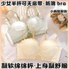 小胸聚拢内衣女学秋夏季薄款高档少女无钢圈聚拢无痕无肩带文胸罩 商品缩略图0