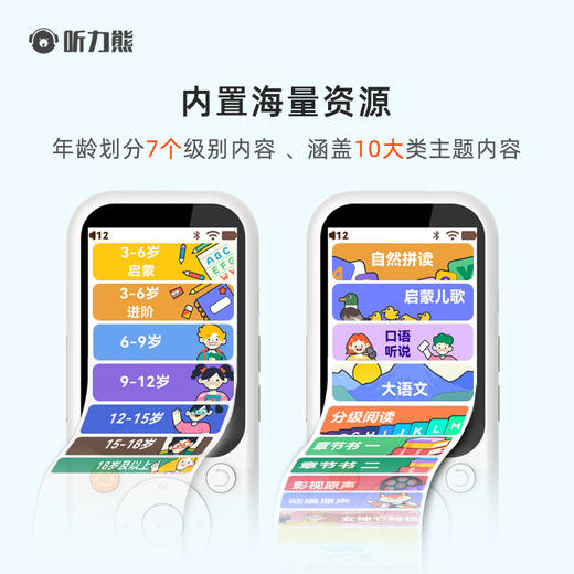 新款听力熊T4 | 自带蓝牙+32G内存+支持网盘下载，赠送近百G分龄分级听力资源 商品图5