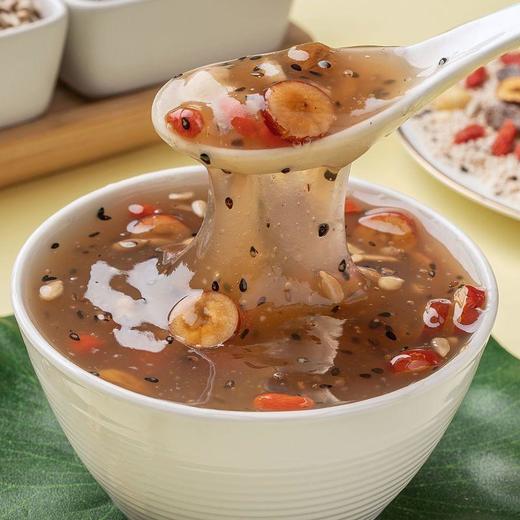 【两罐特惠装！买二送一！！】坚果藕粉水果藕粉羹免煮饱腹冲饮营养代餐藕粉送碗和勺子 商品图5