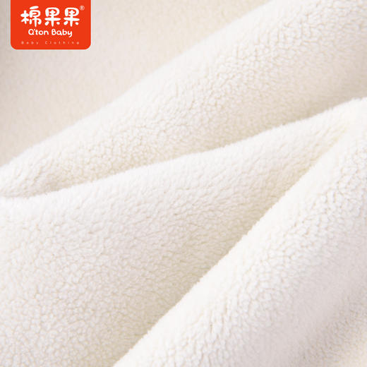 商场同款棉果果秋季新款女童粉嫩可爱绒面内里针织连帽复合绒外套M322100422460 商品图5