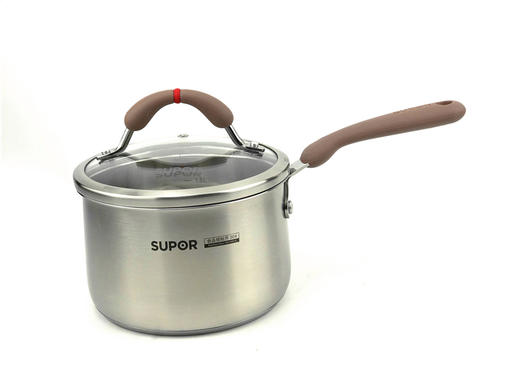 新品芯彩系列苏泊尔小红圈304不锈钢奶锅小汤锅RT16AA1电磁炉通用 商品图9