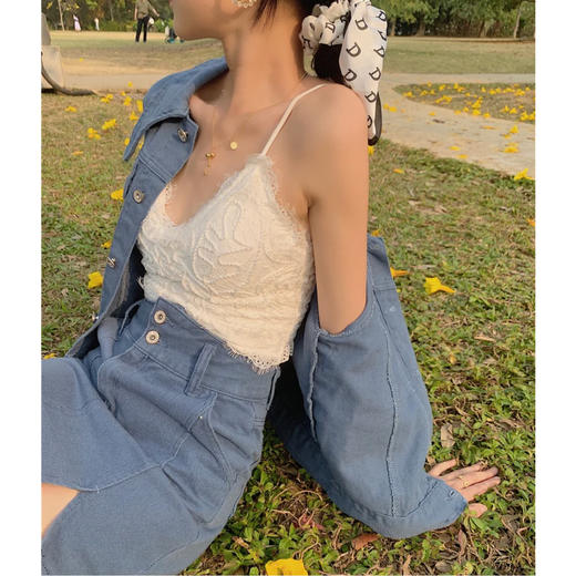 【49.9选2】蝴蝶蕾丝吊带（非质量问题不退不换） 商品图2