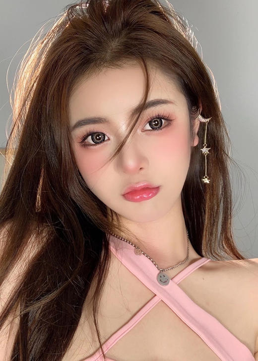 【大直径】Leenscolor-象牙灰-14.5mm 【年抛 0-800度 含有525/575】 商品图5