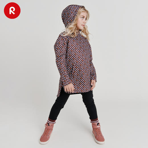 reima男女童大童休闲鞋秋季新款纯色魔术贴字母高帮运动鞋 商品图5