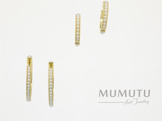 小米珠耳圈 (大号） 商品图4