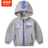 商场同款棉果果秋季新款男童百搭时尚复合绒绒面针织连帽复合绒外套M312100422495 商品缩略图0