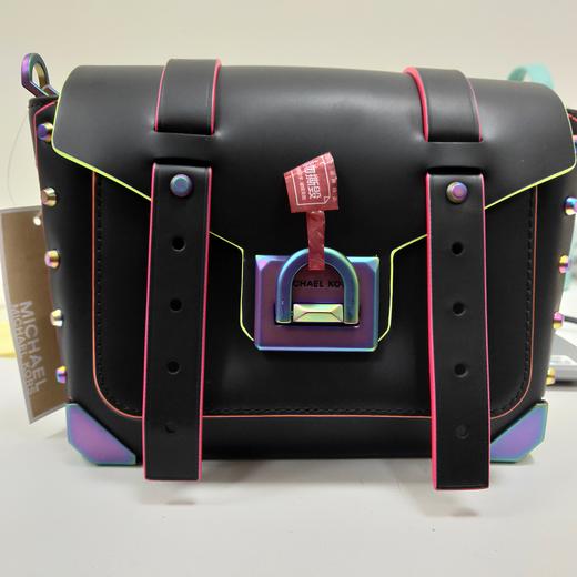 192877800996  迈克高仕MICHAEL KORS Michael Kors MANHATTAN 城市霓虹铆钉翻盖手提斜挎包30T9TNCM1L 商品图3