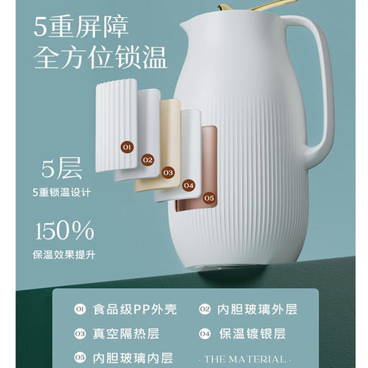 物生物云雀保温壶家用高颜值保温暖水壶热水瓶 商品图2