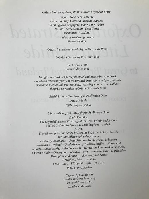 牛津英国与爱尔兰文学指南 数百幅插图 精装大16开 商品图4