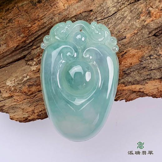 派瑞翡翠 翡翠挂件 糯种 飘花 商品图1