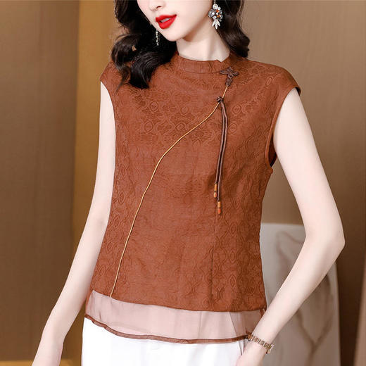 时尚纯色，古韵典上衣衬衫 AHM-asy5659 商品图1