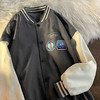 棒球服女春秋vintage运动宽松高街软奶蓝外套ins潮2022新款班服男 商品缩略图2