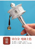 新品德田手摇转经轮静音六字真言锌合金电镀工艺家用摆件西藏转经筒大中小三个号 商品缩略图8
