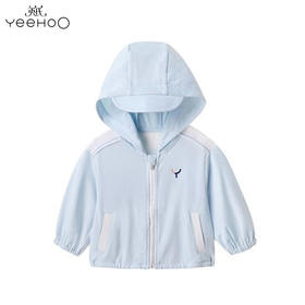 英氏-童衣类（夏）F2英针短帽外套融冰100CM