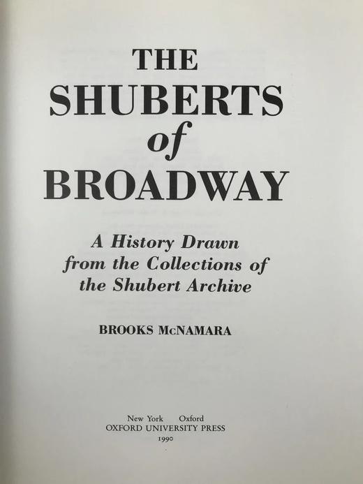 百老汇的舒伯特三兄弟 数百幅插图 精装大16开 商品图3