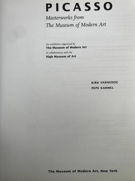 现代艺术博物馆藏毕加索画集 38幅彩色42幅黑白插图 精装大16开 商品图3