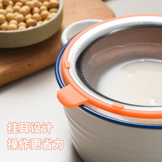 304不锈钢漏勺家用豆浆果汁过滤网宝宝辅食密漏勺厨房芝麻网漏勺 商品图2