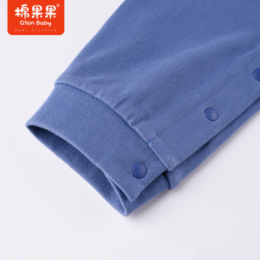 商场同款棉果果秋季新款男女童可爱舒适假两件连体衣爬服外穿M322722222483 商品图5