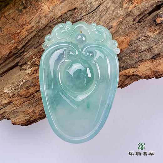 派瑞翡翠 翡翠挂件 糯种 飘花 商品图4