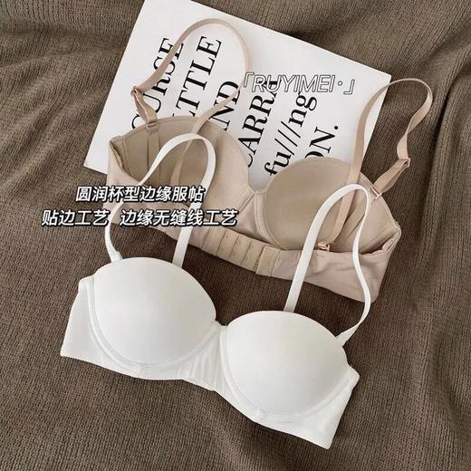 买一送一无钢圈文胸女小胸聚拢性感纯欲无痕加厚文胸套装调整型防下垂上托 商品图14