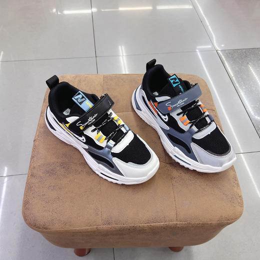 福得隆2022新款双网休闲鞋男童加大码3696    38-43码 商品图1