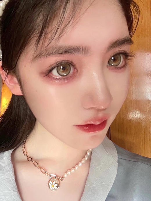 【大直径】Leenscolor-大奶片棕-14.5mm 【年抛 0-1000度 含有525/575】 商品图2