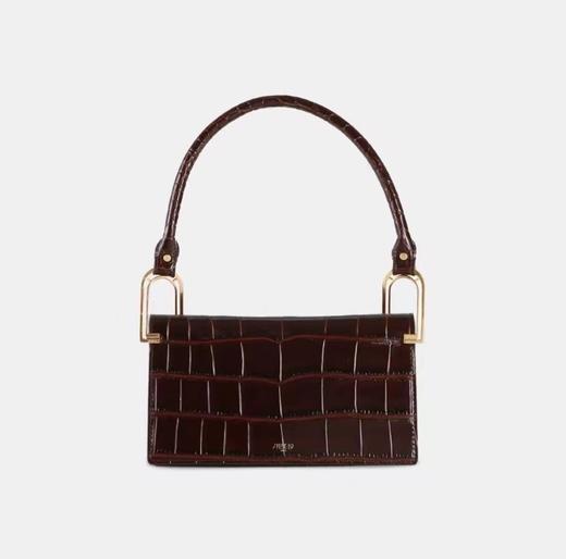 Deco Line Shoulder Bag 咖啡色方形包 商品图1