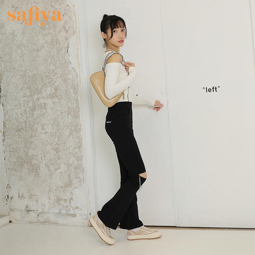 Safiya/索菲娅小香风蕾丝软底小白鞋2022秋新款休闲鞋SF23112406 商品图4