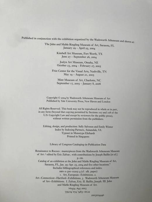 从文艺复兴到洛可可：沃兹沃斯·雅典娜艺术馆图集 约百幅彩色插图 平装大16开 商品图4