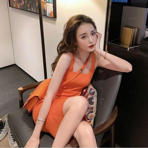 【上身显瘦不要太性感~】黛唯梵爆款吊带背心裙女，2022夏季新款法式性感包臀裙紧身显瘦热卖 商品图5