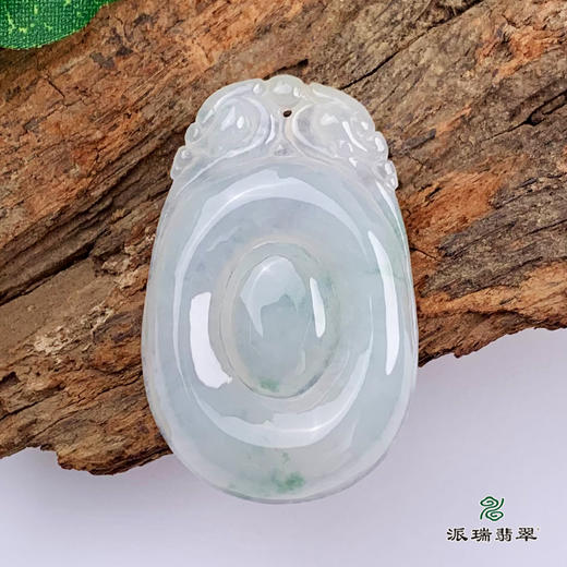 派瑞翡翠 翡翠挂件 糯种 飘花 商品图1