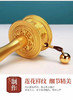 新品德田手摇转经轮静音六字真言锌合金电镀工艺家用摆件西藏转经筒大中小三个号 商品缩略图2