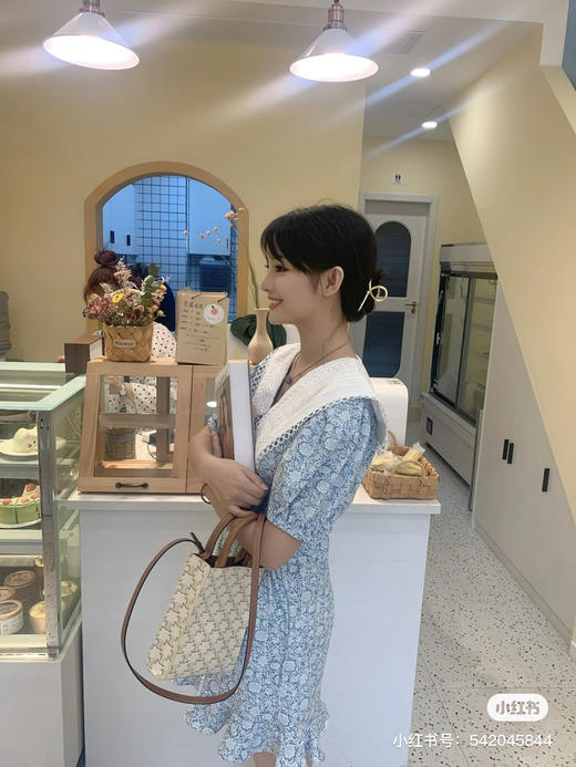 Triomphe Mini Tote -白花（特惠价） 商品图5