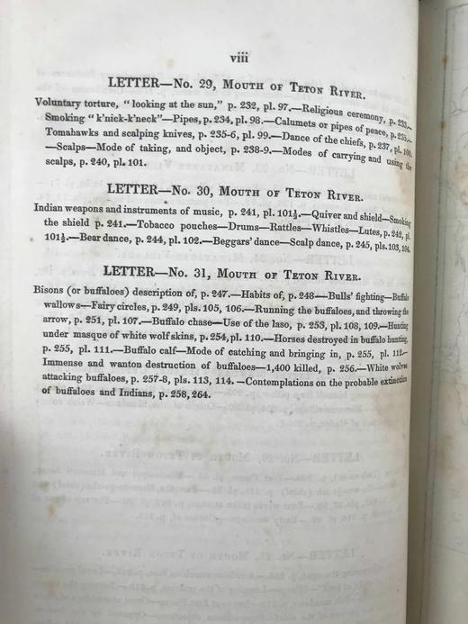 1844年 北美印第安人的礼仪、风俗和状况（全2卷） 数百幅版画插图 全真皮精装16开 商品图4