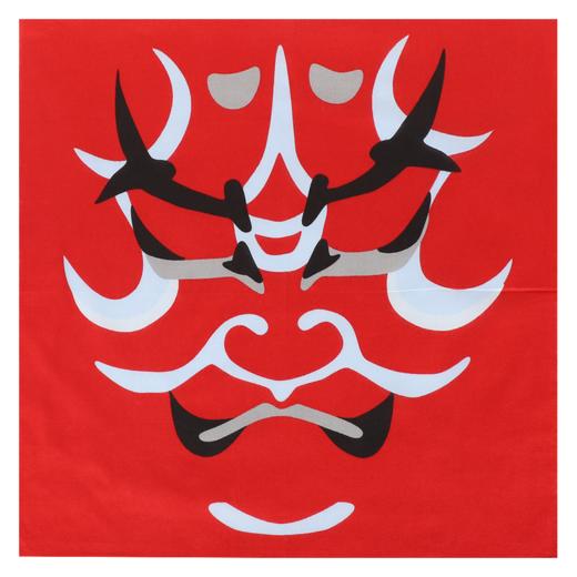 日本设计师品牌80支棉印花小方巾  上 商品图0